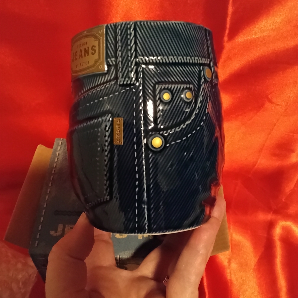 Jeans Mug Blue Denim Design - Picture 8 of 8